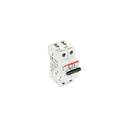 Abb MINI BREAKER, S200, 6A, 2 POLE, TRIP C,  S202-C6